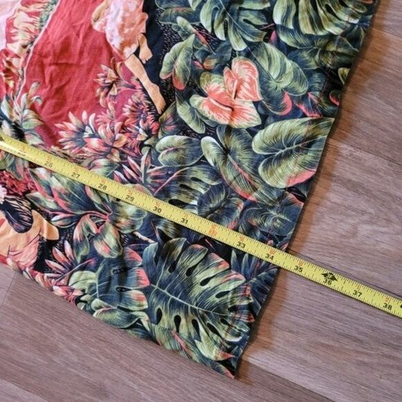 American Vintage Orange Tropical Print Mini Dress - Picture 10 of 10